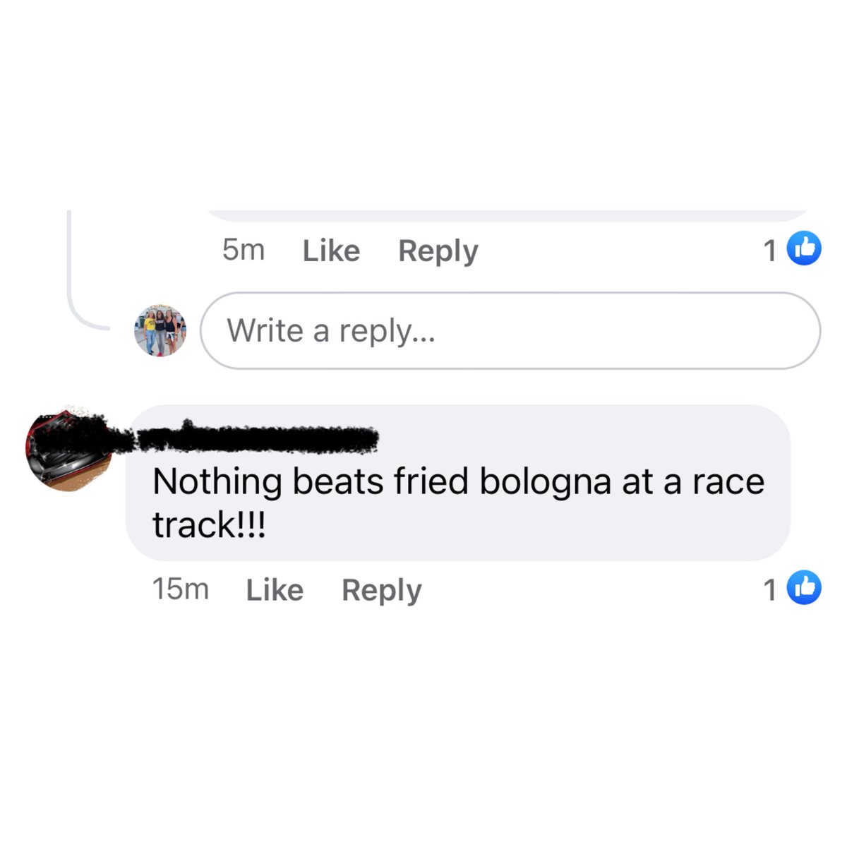 lisafrench111's tweet photo. My gawd, I love the south. 
Free fried bologna sandwich with each ticket to the enduro. 🏁 https://t.co/IuZG8EWHX7