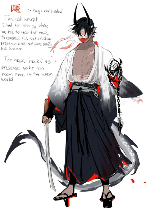 Been going through some old art and I wanna bring this concept back for this dude #oc 