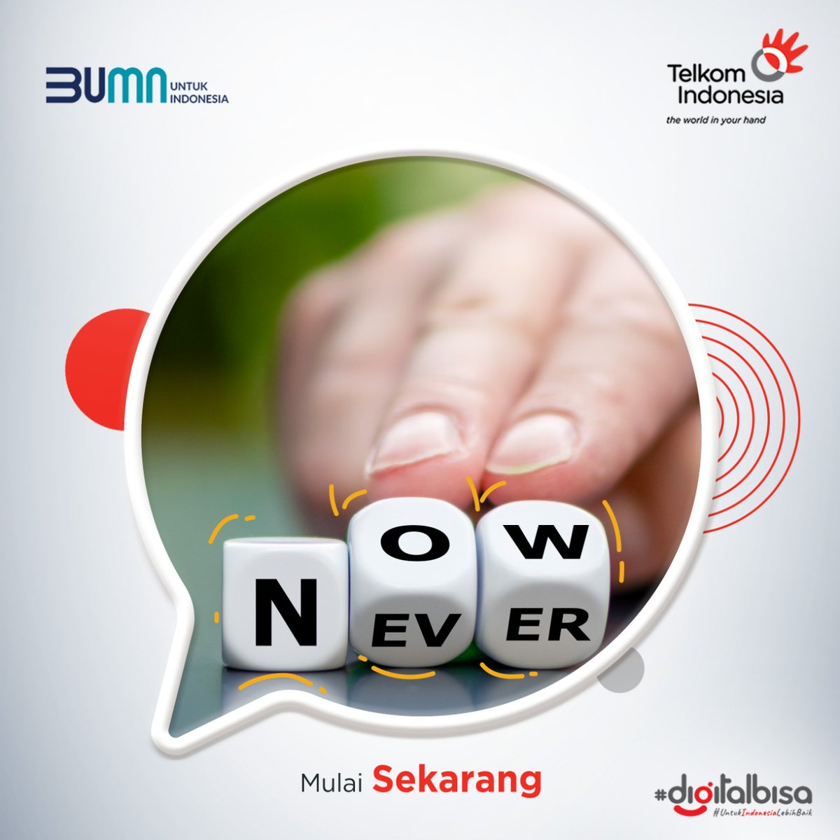 TelkomIndonesia's tweet photo. Kamu tidak perlu menjadi luar biasa untuk memulai, tapi kamu harus memulai untuk menjadi luar biasa. Selamat beraktivitas Sobat!  
 
Jangan lupa retweet semua postingan @TelkomIndonesia karena ada pulsa senilai Rp50.000 untuk 2 orang beruntung setiap harinya. https://t.co/PWuecg4gyB