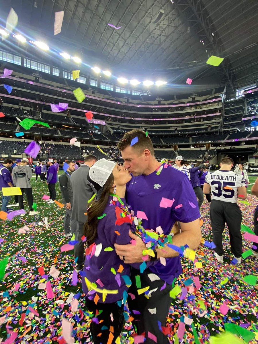 Proud wife is an understatement 💜🏈💜 @CoachKlanderman

#Big12Champs