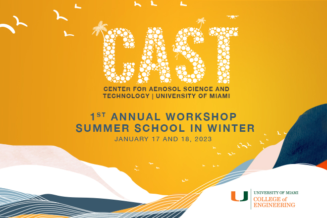 AAQRL_Biswas's tweet photo. CAST - 1st Annual Workshop for students and experts  in beautiful Miami, FL; Jan 17, 18, 2023  https://t.co/u0VJNRTIYw 
Interact with experts and several Industry participants.  @AmericanAerosol @univmiami 

Registration is now open: https://t.co/wDZY8VzBoZ https://t.co/AgITH32C4W