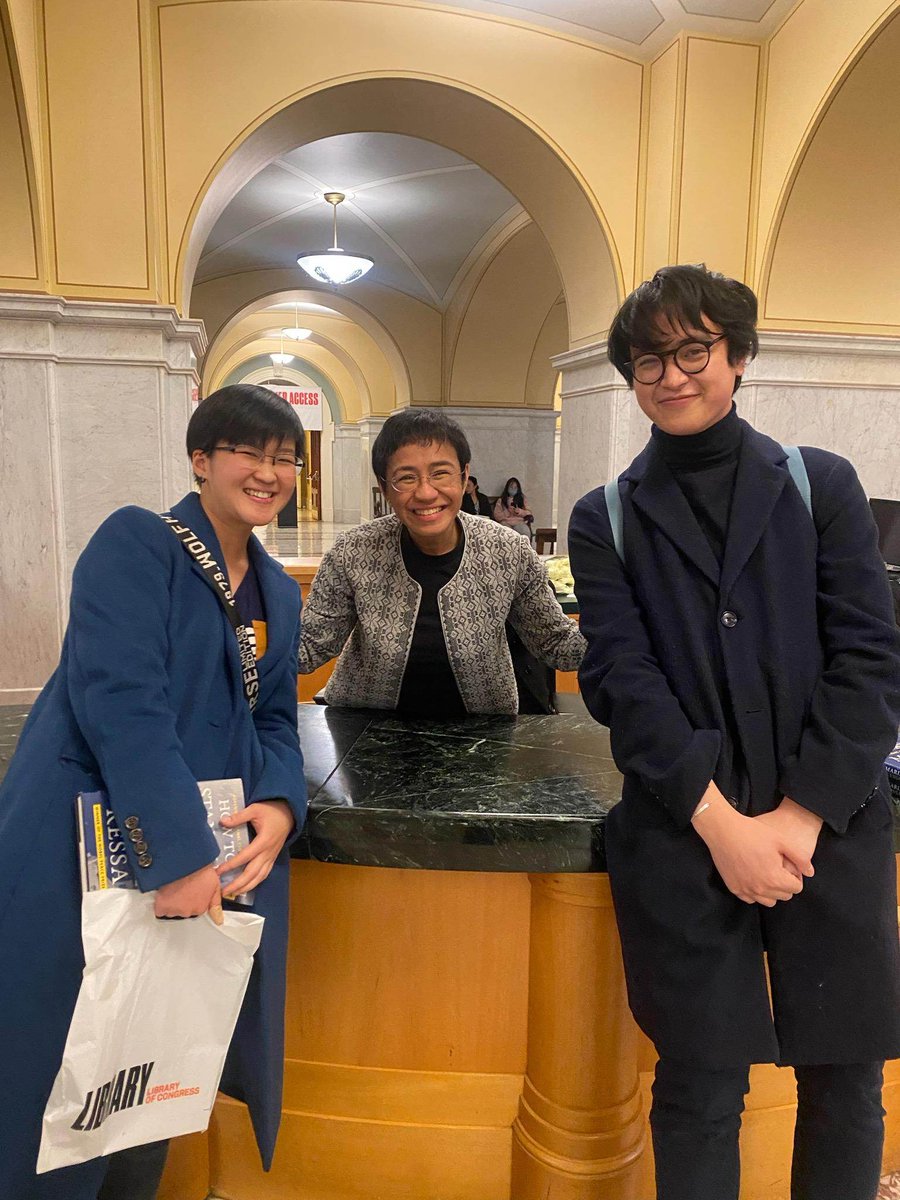 Karen Lee (@k_xlee) on Twitter photo starstruck, speechless, crying inside--such as honor to listen to <a href="/mariaressa/">Maria Ressa</a> speak at the Library of Congress last night on her new book "How to Stand Up to a Dictator". Excited to dig in! Thanks <a href="/JaphetQuitzon/">Japhet Quitzon</a> for the invite! starstruck, speechless, crying inside--such as honor to listen to <a href="/mariaressa/">Maria Ressa</a> speak at the Library of Congress last night on her new book "How to Stand Up to a Dictator". Excited to dig in! Thanks <a href="/JaphetQuitzon/">Japhet Quitzon</a> for the invite!