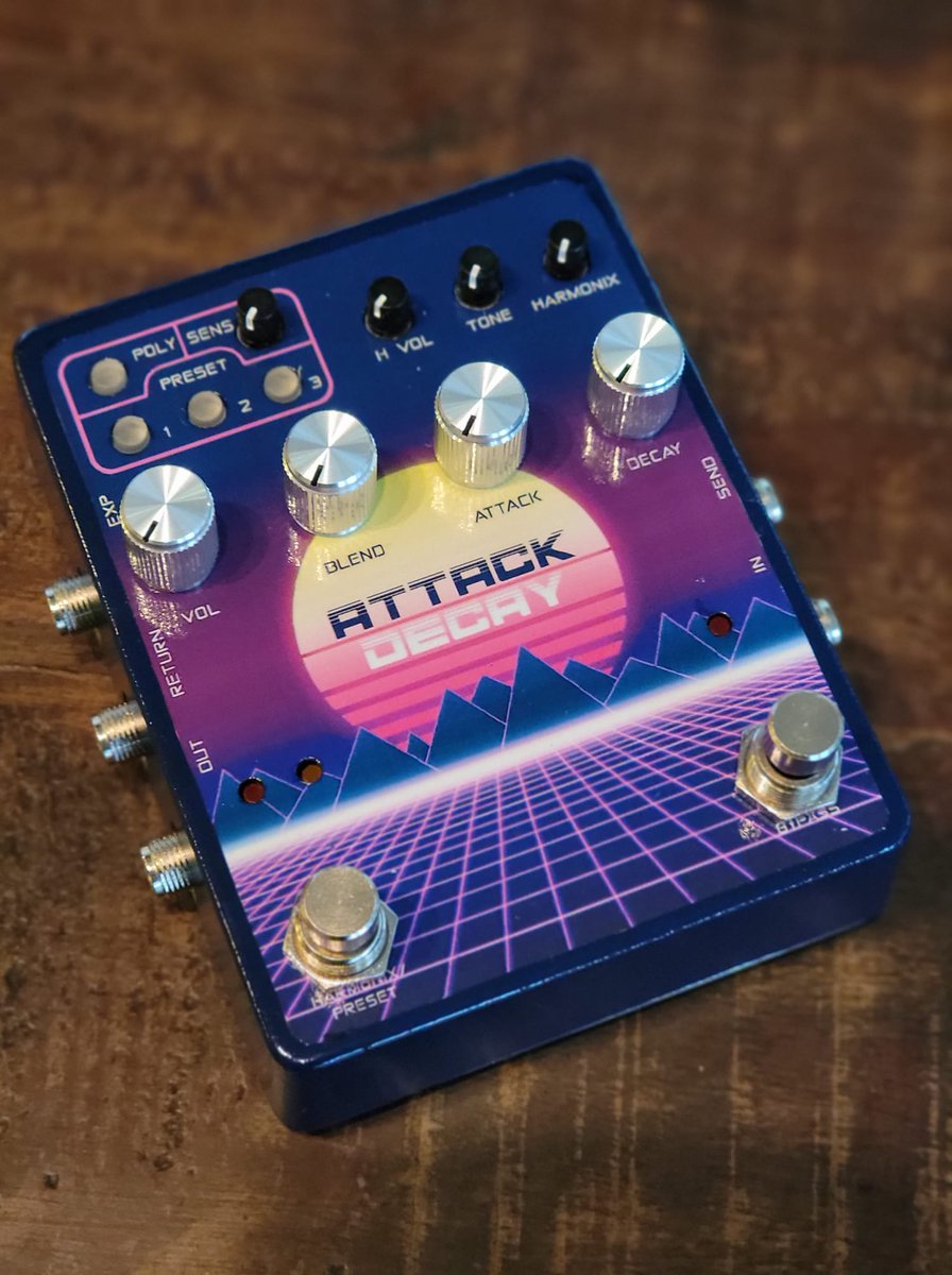 AstronautAudio's tweet photo. I decided to redo the look of my @EHX Attack Decay! Awesome pedal whose janky 70s industrial look doesn't do it justice (and, really, doesn't fit the sounds that come out of it, in my opinion)

#guitar #guitarist #music #MusicProducer #guitarpedal #guitarpedals #guitargear https://t.co/vAxopfZ80z