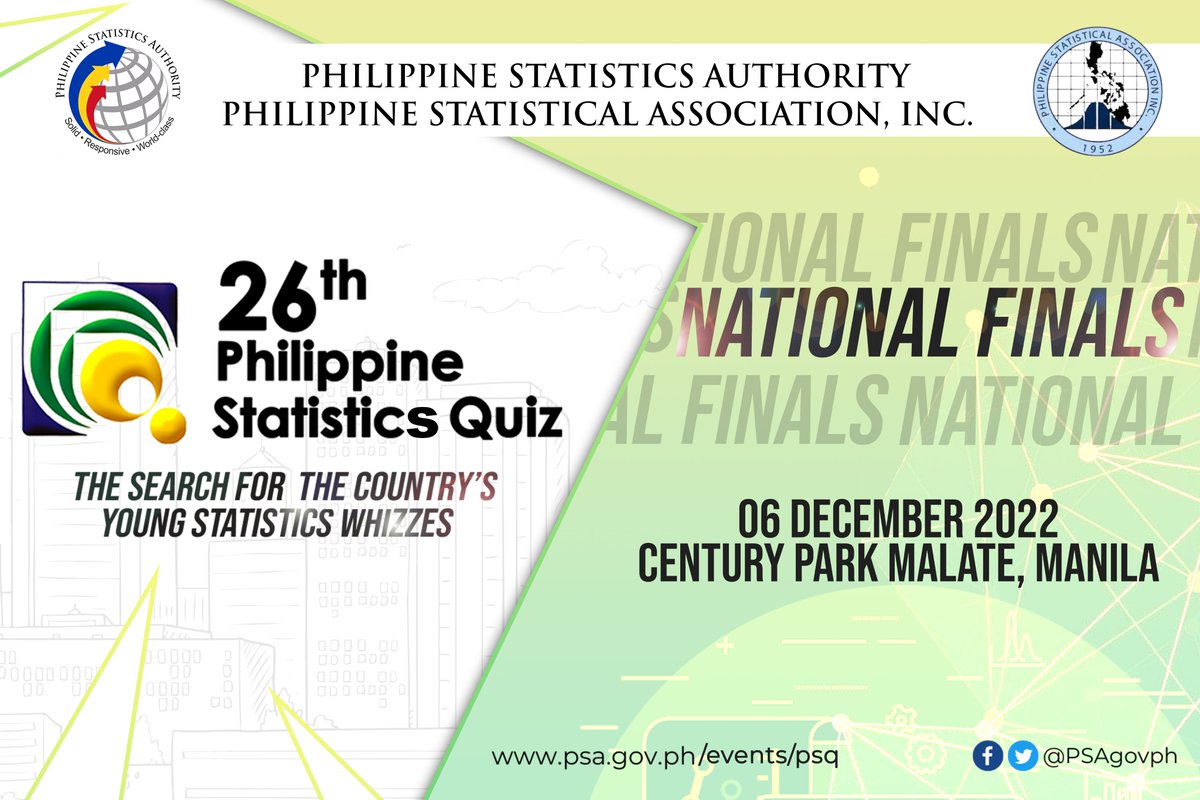 Philippine Statistics Authority on Twitter "Backtoback National