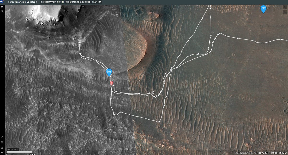nascom1's tweet photo. On Madrid's DSS53 Mars Perseverance Rover is currently sending a DTE or Direct to Earth downlink at a huge 176b/s from the surface of Mars. https://t.co/XRLd02MBZT