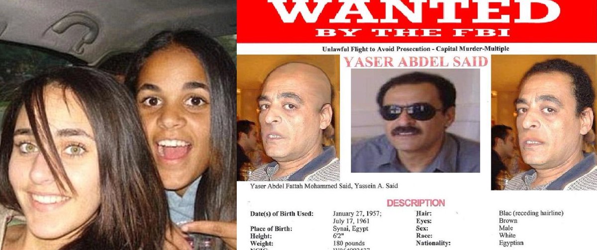 CriminologyPod's tweet photo. Out now on EP 235 On January 1, 2008, #YaserSaid murdered his 2 teenage daughters, #SarahSaid &amp; #AminaSaid, in #Texas in what were called 'Honor Killings' It took years for Yaser Said to be captured and be held responsible for the murders of his daughters

https://t.co/ijdecvaU0e https://t.co/qtaHSJIOss