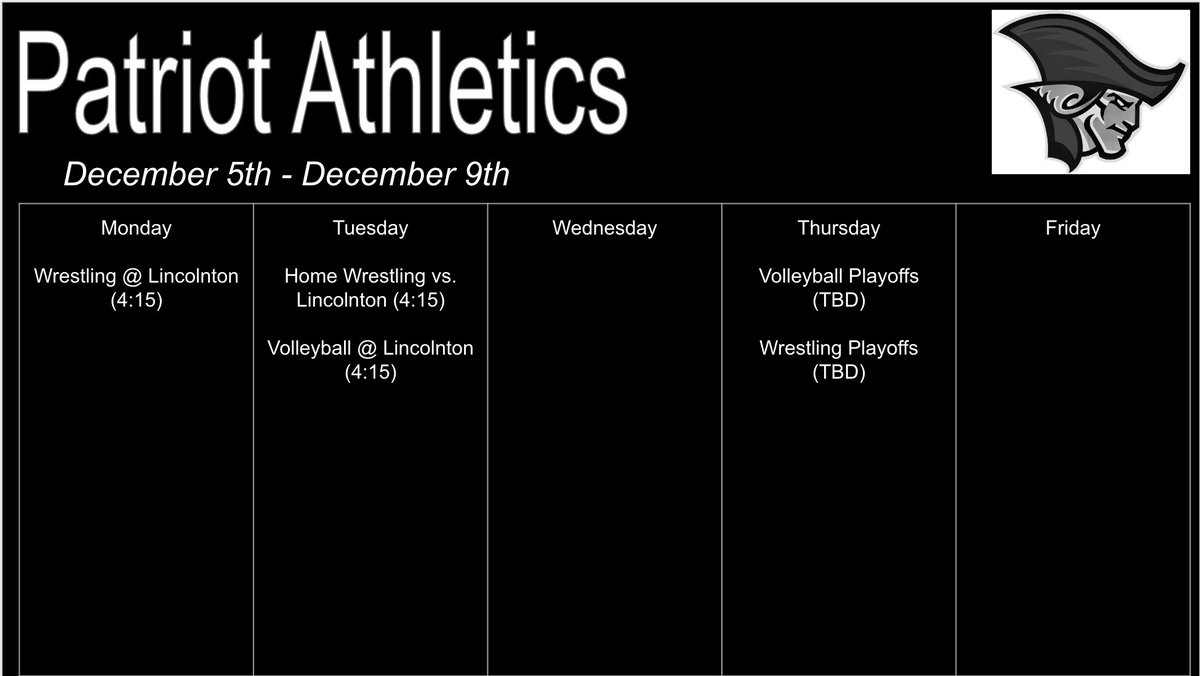 AthleticsKmms's tweet photo. KMMS Athletics This Week!!!! https://t.co/7uSp27ZM3a