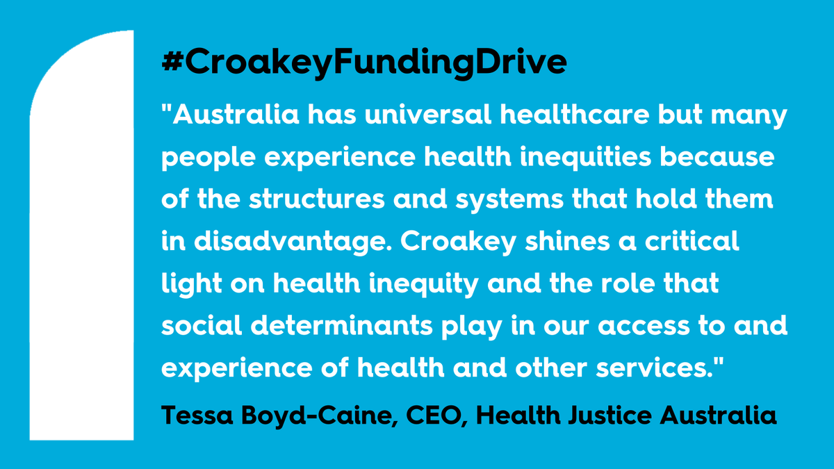 HealthJusticeAu's tweet photo. We are thrilled to support the #CroakeyFundingDrive and the incredible work of all involved @CroakeyNews who consistently offer high quality #PublicInterest journalism with a focus on health equity! Find out more about #Croakey and support the drive➡️ https://t.co/gl8pkD1LTj https://t.co/7vlYhUaF8d