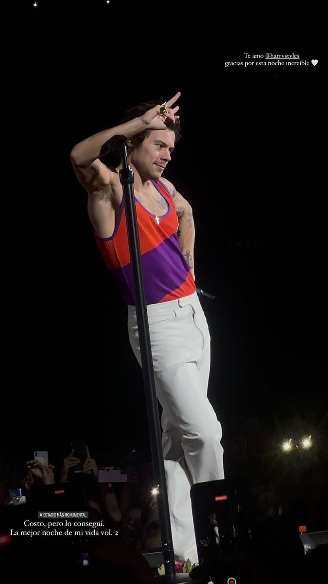 hstylespics's tweet photo. Harry tonight for Love on Tour Buenos Aires https://t.co/LMolOERsI4