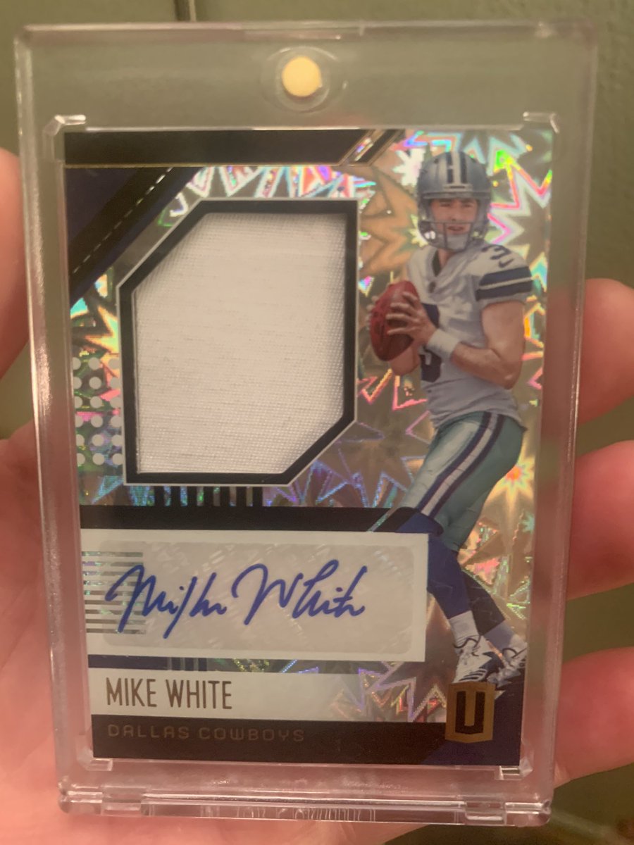 MFerg35's tweet image. 2018 Unparalleled Mike White RC /75. Let’s do $75 shipped BMWT