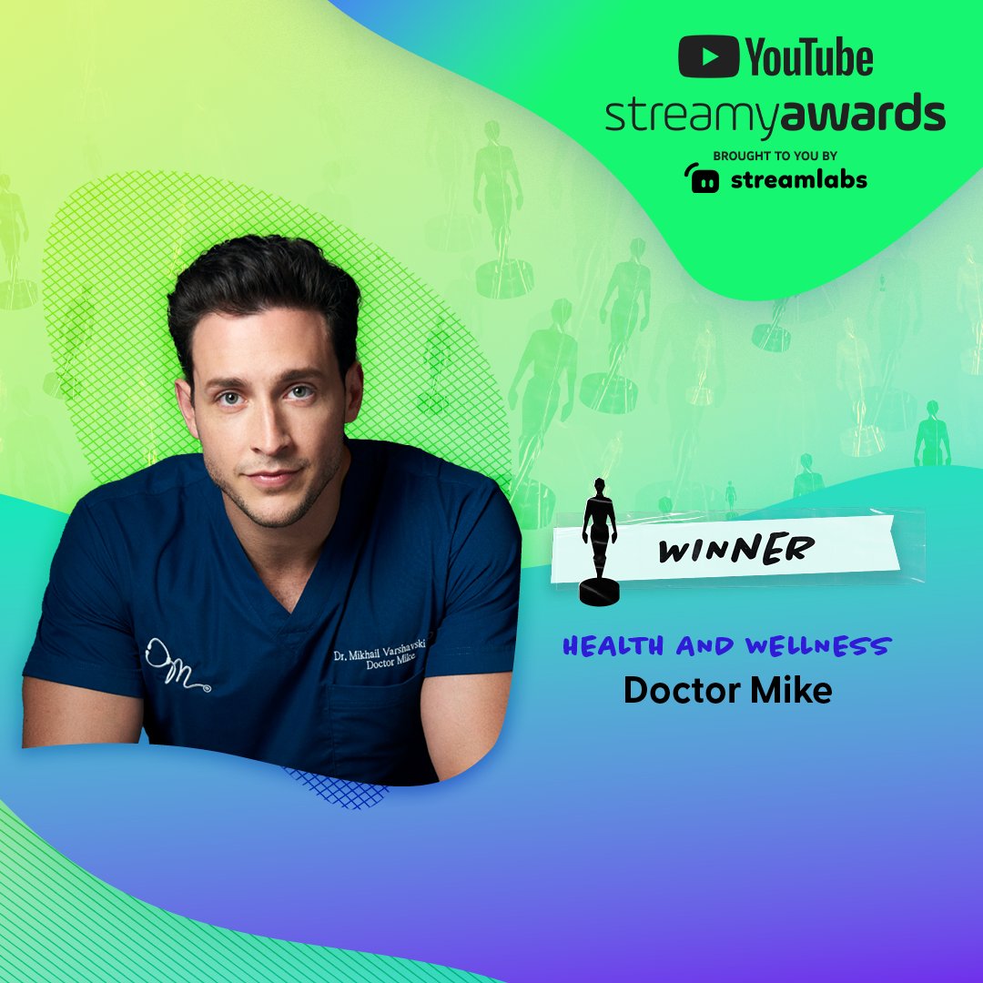 Streamy Awards on Twitter "Congrats RealDoctorMike! You just won