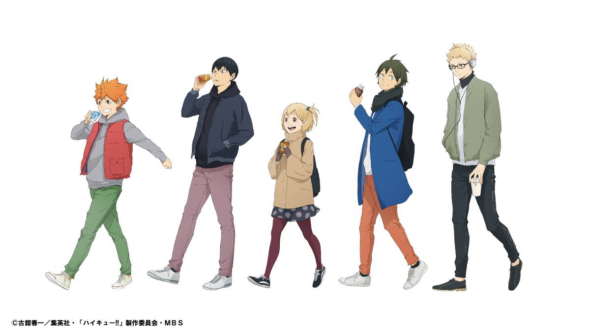 hourly karasuno first years tweet media