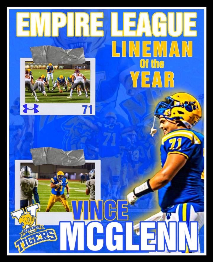Vince McGlenn (@vmcglenn) on Twitter photo I GOT 2nd TEAM ALL CONFERENCE LAST YEAR I WAS DEVASTATED. THAT MADE ME WORK EVEN HARDER. BLESSED TO BE NAMED CONFERENCE LINEMEN OF THE YEAR! #THEMARATHONCONTINUES <a href="/SteveFryer/">Steve Fryer</a> <a href="/ocvarsityguy/">Dan Albano</a> <a href="/DavidDelgado_OC/">David Delgado🇪🇨</a> <a href="/ocvarsity/">ocvarsity</a> <a href="/PrepRedzoneCA/">Prep Redzone California</a> I GOT 2nd TEAM ALL CONFERENCE LAST YEAR I WAS DEVASTATED. THAT MADE ME WORK EVEN HARDER. BLESSED TO BE NAMED CONFERENCE LINEMEN OF THE YEAR! #THEMARATHONCONTINUES <a href="/SteveFryer/">Steve Fryer</a> <a href="/ocvarsityguy/">Dan Albano</a> <a href="/DavidDelgado_OC/">David Delgado🇪🇨</a> <a href="/ocvarsity/">ocvarsity</a> <a href="/PrepRedzoneCA/">Prep Redzone California</a>