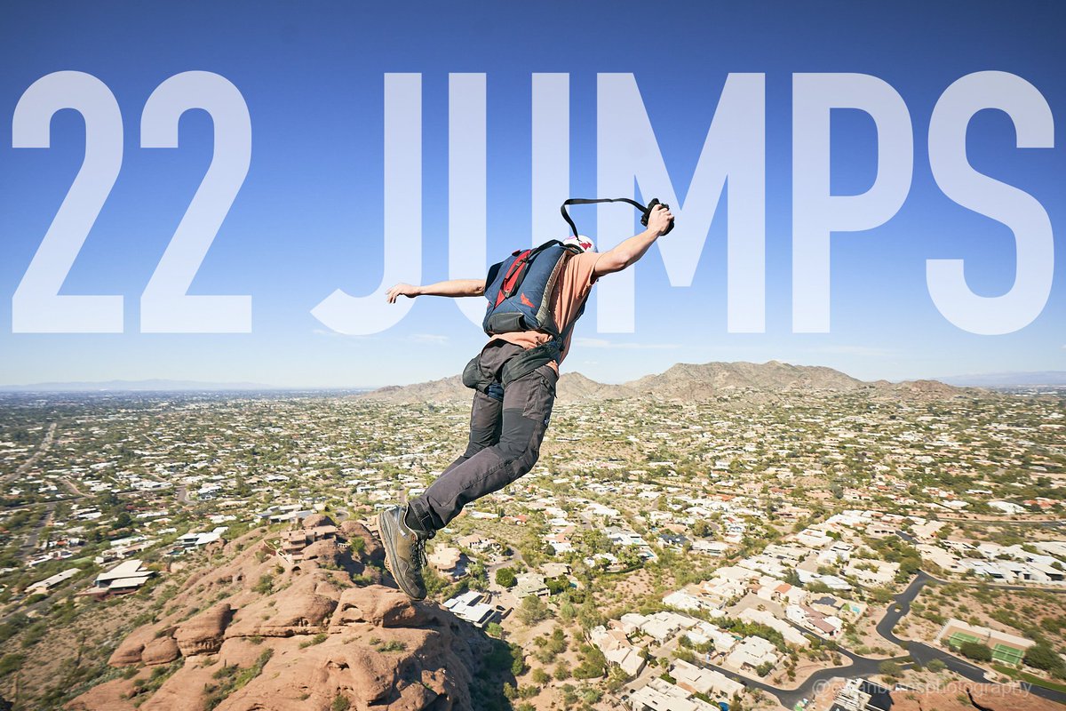 Guess who's coming to town? No, not Santa!🎅It's #22Jumps! Our 4th annual #22Jumps @ #CamelbackMountain event will be held 2/4/23. 🪂 We'll be looking to raise another $22k for #TBI research, symbolic of the 22 #Veterans who take their own lives each day. 22jumps.org/donate
