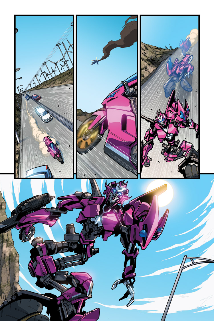 #Arcee is trending(because of the RotB trailer, of course!) so here's some Arcees! #TransformersAnimated and #QTransformers Arcee are by me, the movie and G1 Arcee are lined by the ever amazing @markerguru with colors by yours truly. 