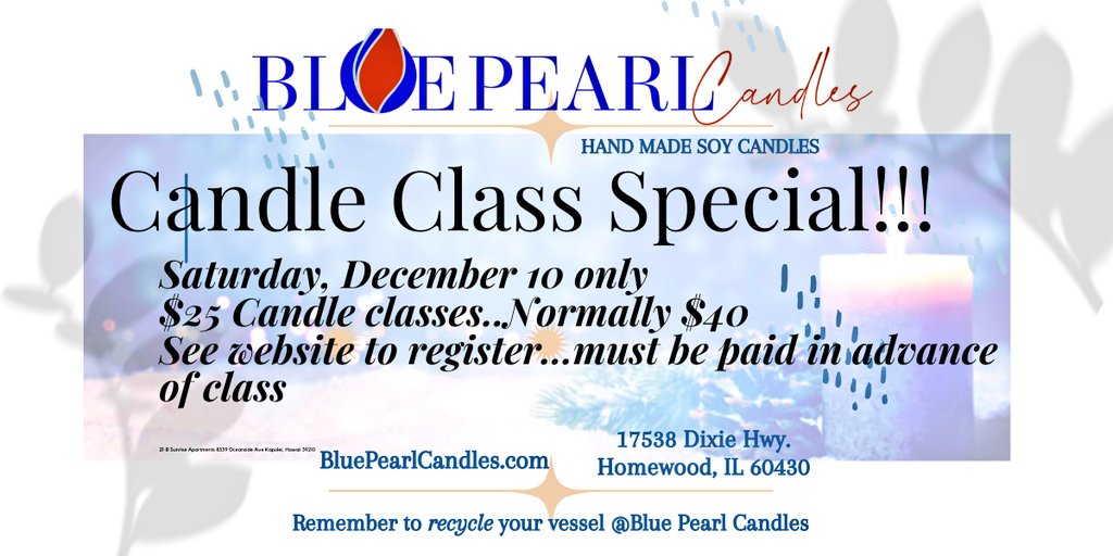 Blue Pearl Candles (@bluepearlcandle) on Twitter photo 