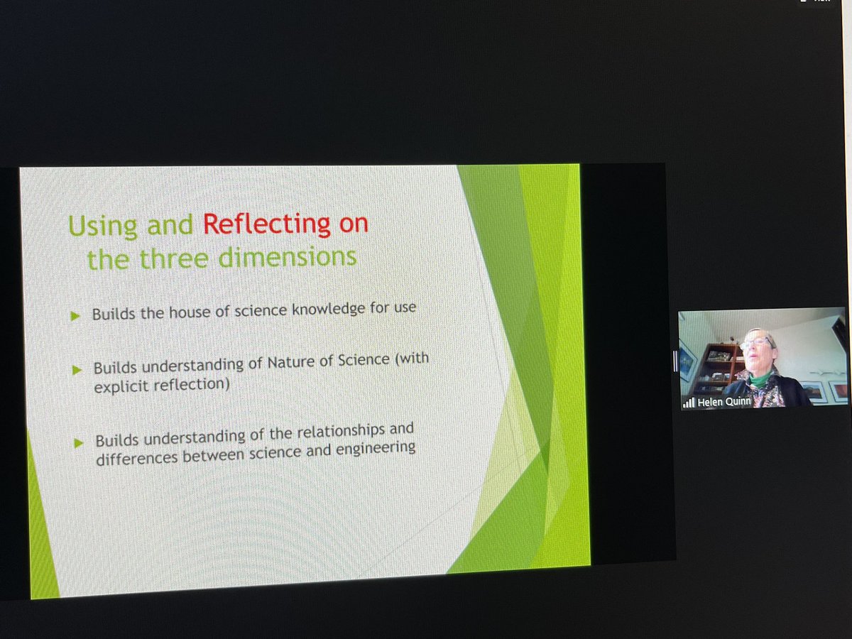 Such a great weekend leading the Presidential Awardees in Science Teaching conference which ended with an amazing talk from the one and only Dr Helen Quinn!  The 3 Dimensions truly help all students become science literate and effective problem solvers!