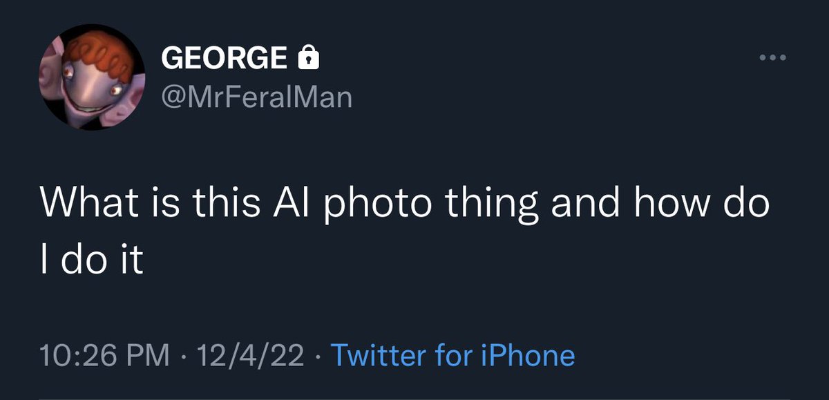 MrFeralTweets's tweet photo. oh look it’s a georgenotfound private tweet!! https://t.co/sfgzYS45uJ