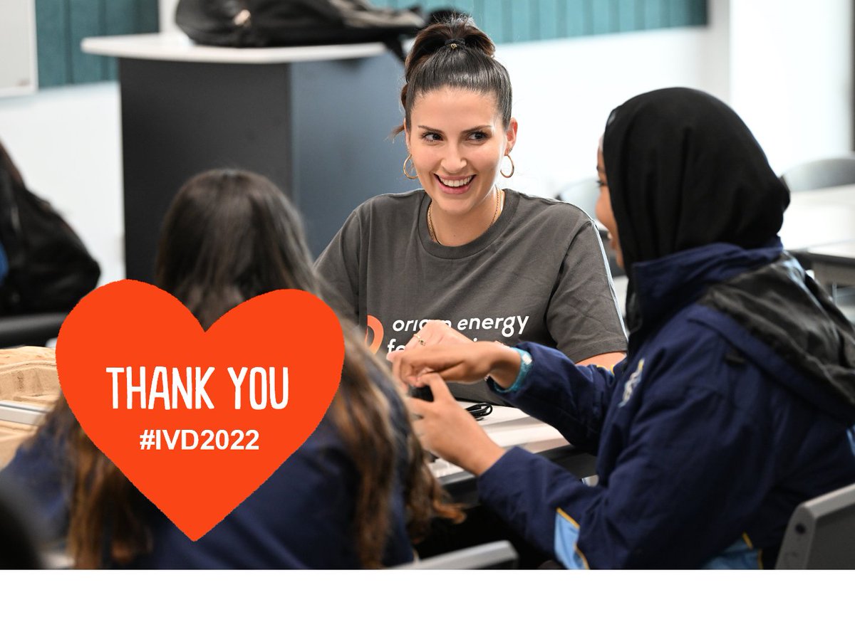 Thank you <a href="/Origin/">Origin</a> #volunteers for giving your time &amp; skills to support the community in a variety of ways, incl helping 5,000+ students w their education. Grateful to the teachers who invite us into their classrooms &amp; our non-profit partners for enabling us to give back #IVD2022