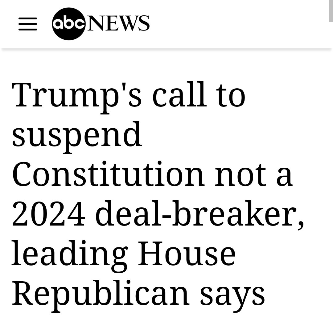 This week the current GOP candidate to be the United States President, called for the suspension of the U.S. Constitution. Seems like we should be talking more about that. Waiting to hear from the Kansas Congressional delegation.