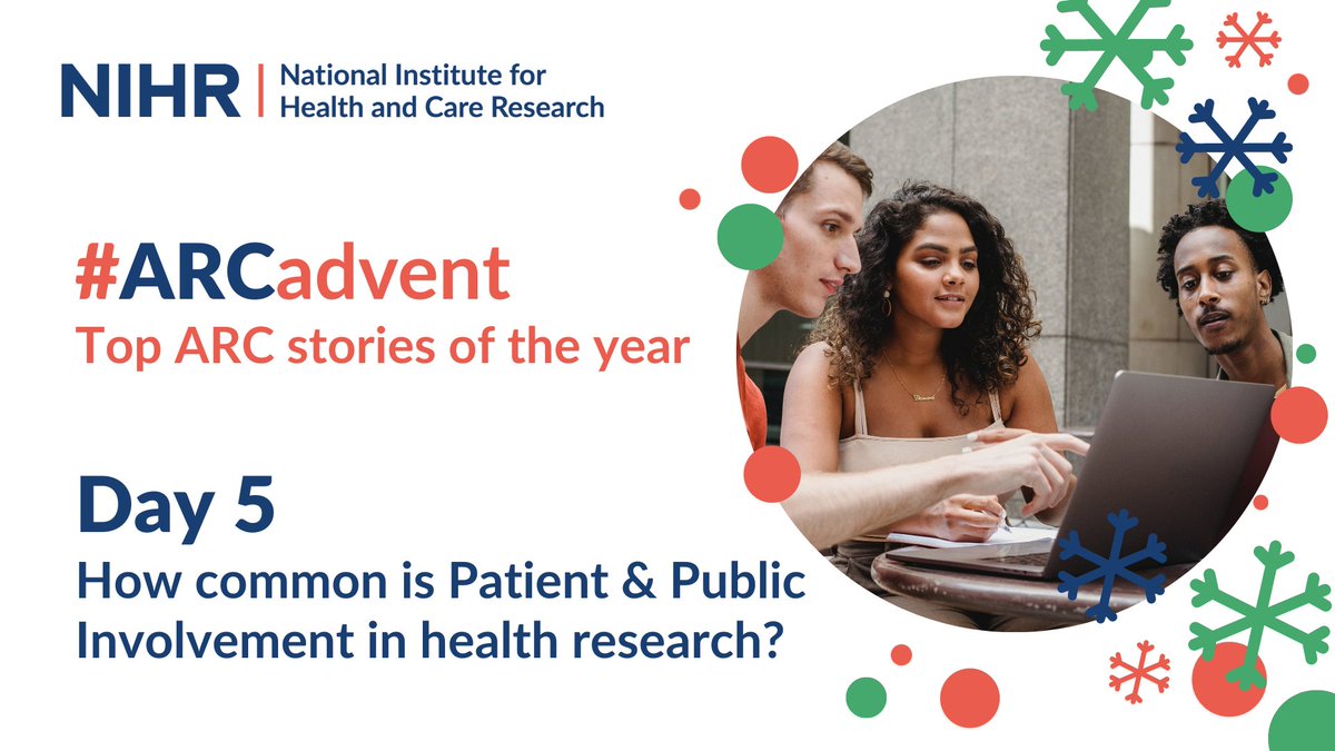 NIHR Applied Research Collaborations (ARCs) (@nihrarcs) on Twitter photo Day 5 in our #NIHRARCs #ARCadvent:
How common is Patient and Public Involvement in health research?
<a href="/Peninsula_ARC/">PenARC (NIHR ARC South West Peninsula)</a> has published one of <a href="/BMJ_Open/">BMJ_Open</a>'s most impactful papers of the year, revealing the frequency of #PPI in health research studies.
arc-swp.nihr.ac.uk/news/ppi-healt…
#IVD2022 Day 5 in our #NIHRARCs #ARCadvent:
How common is Patient and Public Involvement in health research?
<a href="/Peninsula_ARC/">PenARC (NIHR ARC South West Peninsula)</a> has published one of <a href="/BMJ_Open/">BMJ_Open</a>'s most impactful papers of the year, revealing the frequency of #PPI in health research studies.
arc-swp.nihr.ac.uk/news/ppi-healt…
#IVD2022