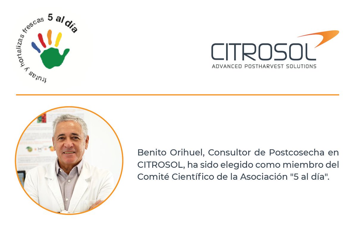 Dr. <a href="/B_Orihuel/">Benito Orihuel</a> ha sido elegido miembro del Comité Científico de la Asociación "<a href="/5aldiaspain/">5 al día</a>"​.

+info: 5aldia.org/quien-forma-5-…