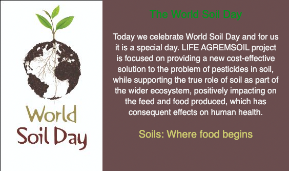 🌱It's the #WorldSoilDay
It is a good day to publish our newsletter with very relevant content on #SoilHealth
Check out this issue with all the activity of the project and with all the information about the #EUSoilPollution conference

👉mailchi.mp/cf69e7c8c88a/n…

#LIFEis30 #soil