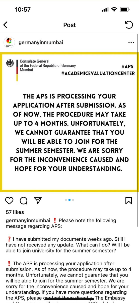 Rs27510266's tweet photo. Request @GermanyinIndia @GermanyinMumbai @EduMinOfIndia @dpradhanbjp @Visa_IND to please show us the way forward from this ongoing #APScertificate fiasco. Students like us who are aiming for admissions in ‘23 are really tensed and feeling helpless at the moment #education https://t.co/g3qTseqEdU