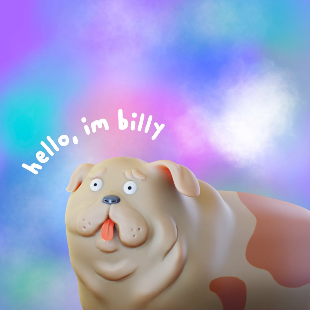 Say hiiiiii to Billy🐶!! <a href="/theflabjacks/">FLABJACKS</a> 

#FunnyFingersNFT
#NFT #NFTs #NFTArtist #NFTCommunity #NFTProject