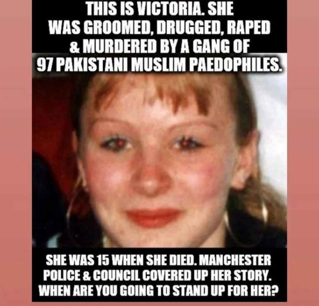 CatOutOfTheBag2's tweet photo. @SholaMos1 #racebaiter apologists: `#NgoziFulani has been abused...
Me... 'NO she hasn't but many young white girls have been systematically murdered, raped and abused by #Pakistanis #GroomingGangs #ChildGroomingGangs #menofcolour
WAKE UP UK 🇬🇧 ⛔ #migrationwatch #groomingreport https://t.co/jPG4o8YROm