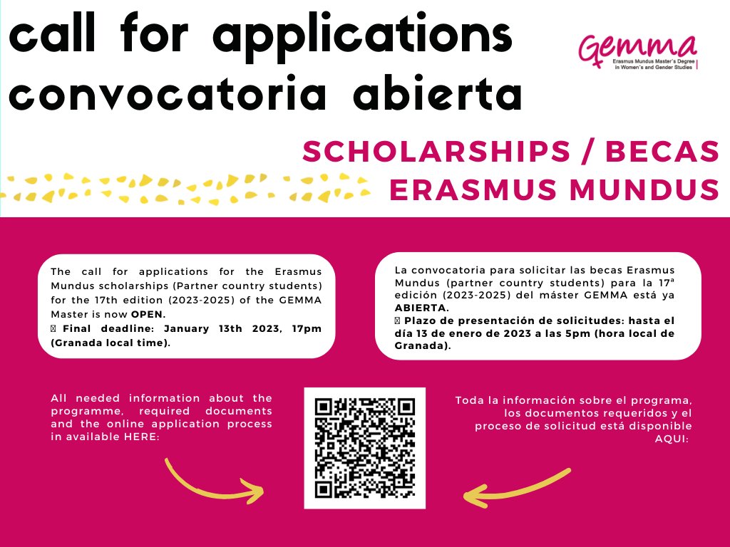 GEMMA Erasmus Mundus tweet media