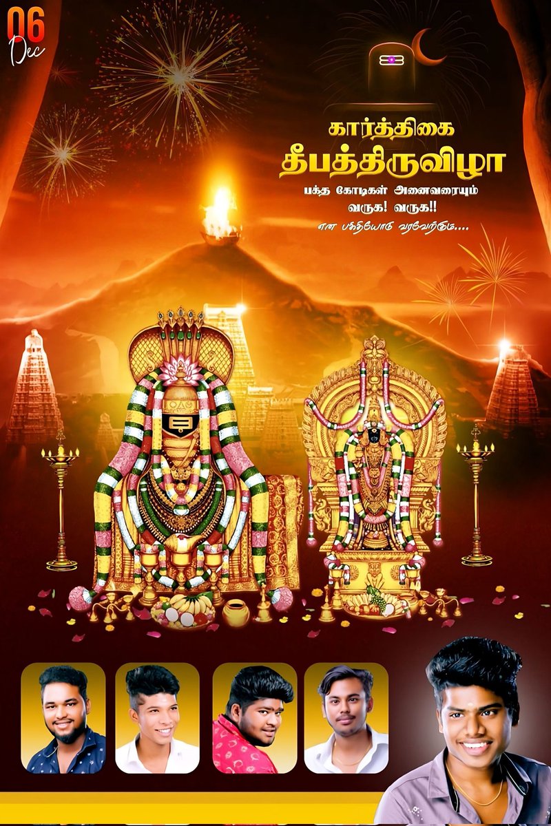 NJeeva66774893's tweet photo. Karthigai Deepam Poster Making🪔🔥💥
➪Video Link: https://t.co/xtfvGRlwIS
➪Material Link:
https://t.co/8fzopASaUd
#KarthigaiDeepam
#deepamposter #deepamdigitalbanner #picsartposter #mobilebanner #deepambannerdesign #newpost
#thiruvannamalaideepam
#karthigaideepambanner #siva https://t.co/EbxIcZj2EP