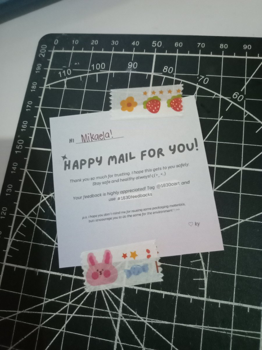 wonhaecart's tweet photo. 💌 #wonhaebuys + #1830feedbacks

henlo po, @1830cart ! gyu arrived safely todayyy ! tysm for the neat packaging and for being accommodating with my inquiries nd requests hehe. thank you so much again !! stay safe po always <33 https://t.co/4Z2IdcgWdn