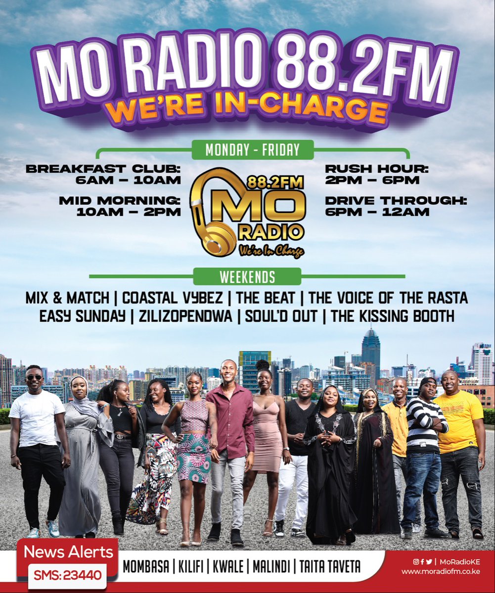 MoRadioKE's tweet photo. Vijana wadogo wenye ndoto kubwa, Mombasa tumeiteka,Pwani sisi ndio tunatesa.๐ช๐ฅ๐
Taja wenye unawajua hapo ๐ค
Sms line 23440
Call 0717 150 150/0733 333 094
#MoCrew #moradioke #WeAreInCharge https://t.co/KN2ViPHx5U
