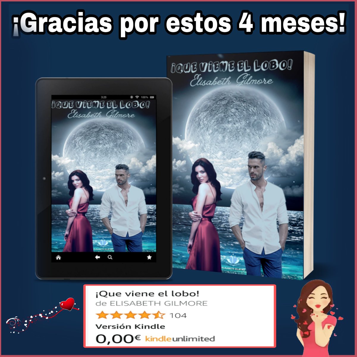 La tentación es algo más que deseo. Descúbrelo con ellos, leyendo ¡Que viene el lobo!
relinks.me/B0B5PNN43B
#LibrosRecomendados #Diciembre2022 #Romance #bookstagram