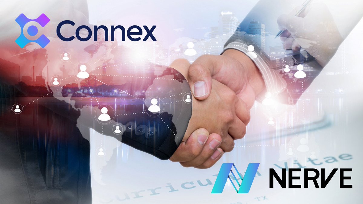 ConnexSocial's tweet image. 📢🔥📢#Connex is teaming up with @nerve_network. a decentralized digital asset service network. 

Connex helps communities leverage the power of their networks. Head to connex.social, upload your CV, and be the first to find out about #Web3 roles!

#web3jobs #DAO