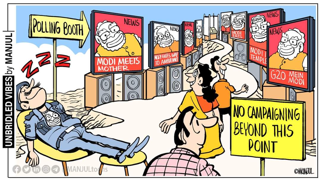 maharaja_2020's tweet image. Modi eats.... Lol

#electioncommission #ModelCode #Campaign  #cartoon