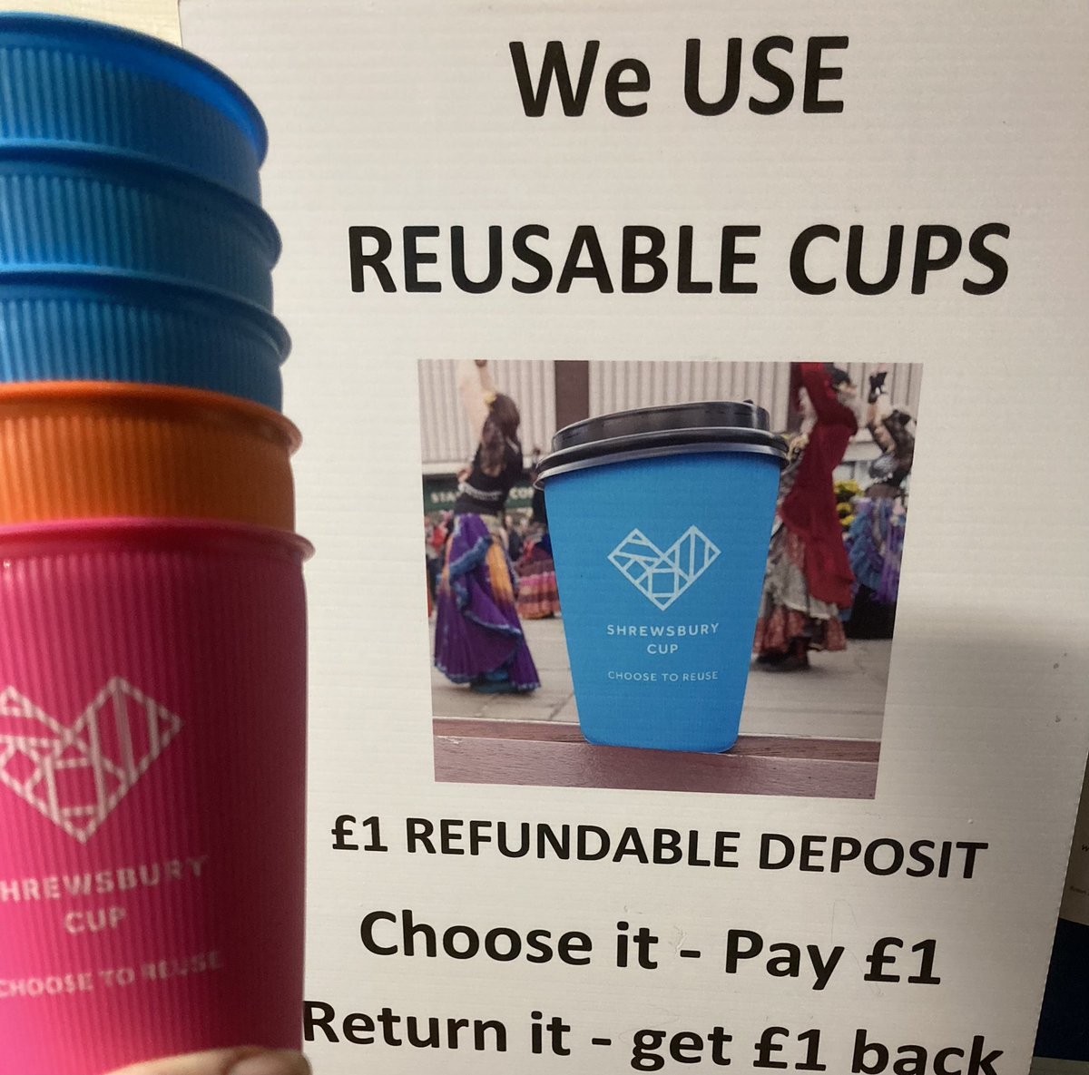 shrewsburycup's tweet photo. @shrewsburycup are flying out this week for #nativities &amp; Christmas fairs - if you’d like to #ditchdisposables in your school - give us a shout #sustainableschools @shropbookfest #Shropshire https://t.co/58Ec5fQohU