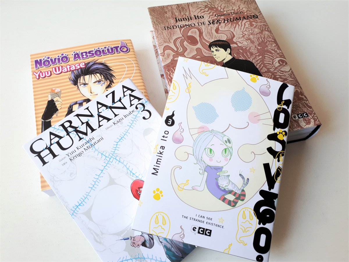 eccediciones's tweet photo. El terror está presente en estos lanzamientos con el tomo 3 de #CarnazaHumana, la historia de supervivencia trófica de #KengoMizutani, #YuuKuraishi y #KazuInabe. También vuelve #LosVeo, con relatos tan inquietantes como divertidos a cargo de #MimikaIto: https://t.co/Ara0rqHEJ3 https://t.co/OhV2wR6gYh