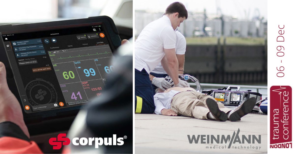 OrtusTechUK's tweet photo. Another great conference lined up for the team this week!
Starting tomorrow, we will be at London Trauma Conference @LDN_TC with the range of #corpuls and #weinmann medical devices, including the #corpuls3 #defibrillator #mechanicalcpr #telemedicine and #ventilator solutions. https://t.co/84ScYYEIZy