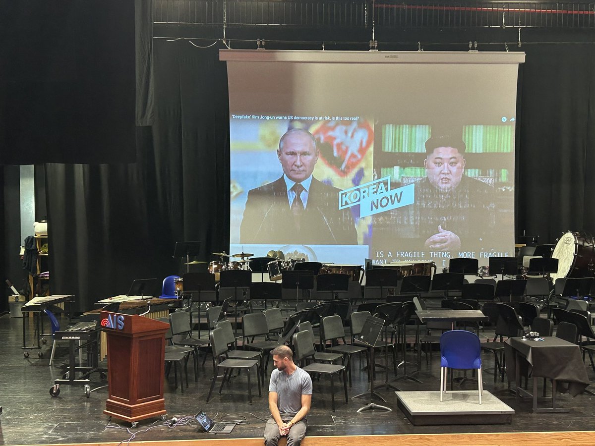 OrleeMedalion's tweet image. What is your perception of reality? What is real what is fake? Questions we are pondering with @michael__matias during #CompSciEdWeek @WBAISIsrael #DeepFake #HourOfCode