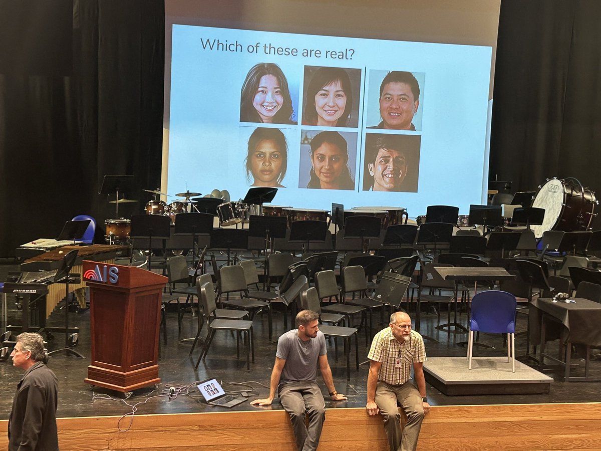 OrleeMedalion's tweet image. What is your perception of reality? What is real what is fake? Questions we are pondering with @michael__matias during #CompSciEdWeek @WBAISIsrael #DeepFake #HourOfCode