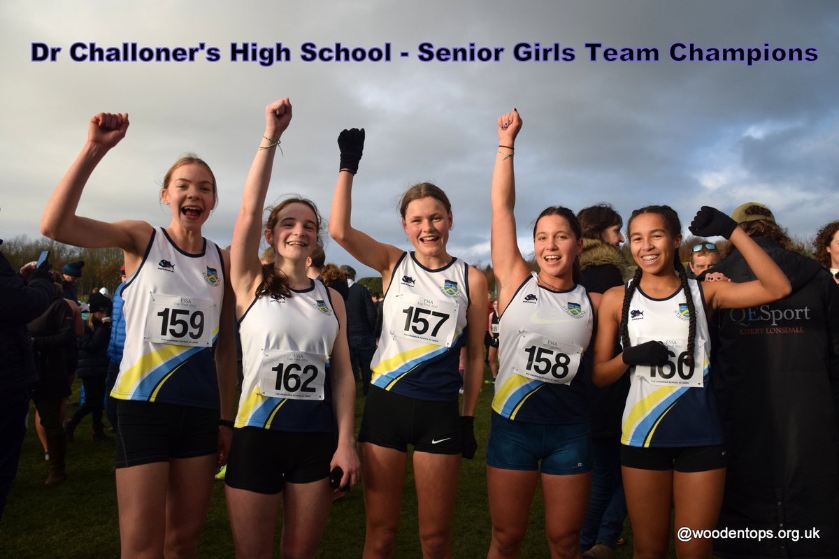 Congratulations to our senior Cross Country team who became NATIONAL CHAMPIONS on Saturday!  An amazing performance with Maddie finishing 2nd and Frankie coming in 5th! <a href="/ChallonersHigh/">Dr Challoner's HS</a>  <a href="/SchoolAthletics/">EnglishSchoolsAA</a>