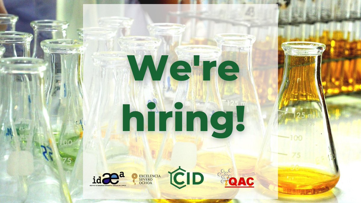 Inst. of Environmental Assessment & Water Research (@idaea_csic) on Twitter photo 📢#OfertaLaboral El CID-CSIC ofrece un puesto para justificación de proyectos de #investigación para <a href="/IDAEA_CSIC/">Inst. of Environmental Assessment & Water Research</a> e <a href="/IQAC_CSIC/">Institute for Advanced Chemistry of Catalonia</a>
🗓️ Deadline: 15 de diciembre
🔗 bit.ly/3AGPCFM 📢#OfertaLaboral El CID-CSIC ofrece un puesto para justificación de proyectos de #investigación para <a href="/IDAEA_CSIC/">Inst. of Environmental Assessment & Water Research</a> e <a href="/IQAC_CSIC/">Institute for Advanced Chemistry of Catalonia</a>
🗓️ Deadline: 15 de diciembre
🔗 bit.ly/3AGPCFM