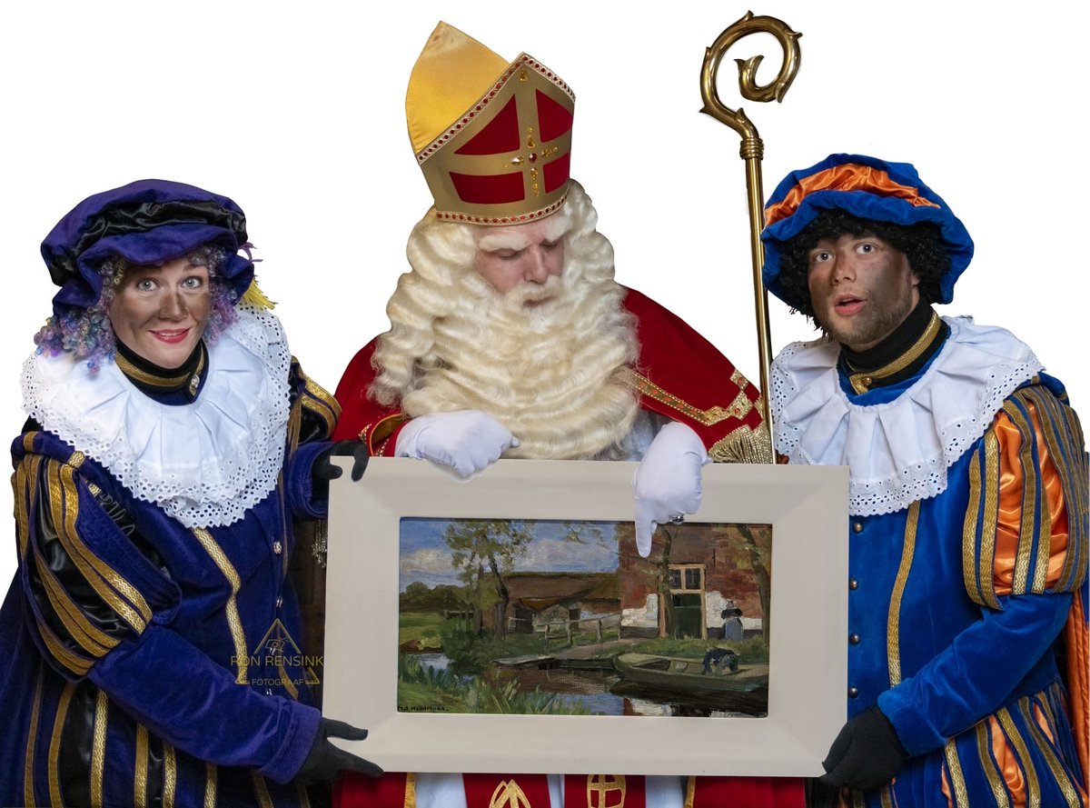 Museum Villa Mondriaan wenst je een fijn #sinterklaasfeest! 

Sint en Piet (Mondriaan) © Ron Rensink