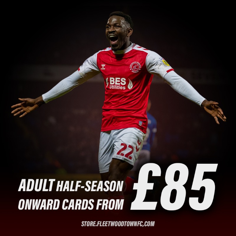 ftfc's tweet photo. 𝗣𝘂𝗿𝗰𝗵𝗮𝘀𝗲 𝘆𝗼𝘂𝗿 𝗵𝗮𝗹𝗳-𝘀𝗲𝗮𝘀𝗼𝗻 𝗢𝗻𝘄𝗮𝗿𝗱 𝗖𝗮𝗿𝗱 𝘁𝗼𝗱𝗮𝘆 🎟️

What are you waiting for? Grab your Onward Card today in-store at Highbury or via the online store, with Adult prices start from just £8⃣5⃣ 👇

#OnwardTogether