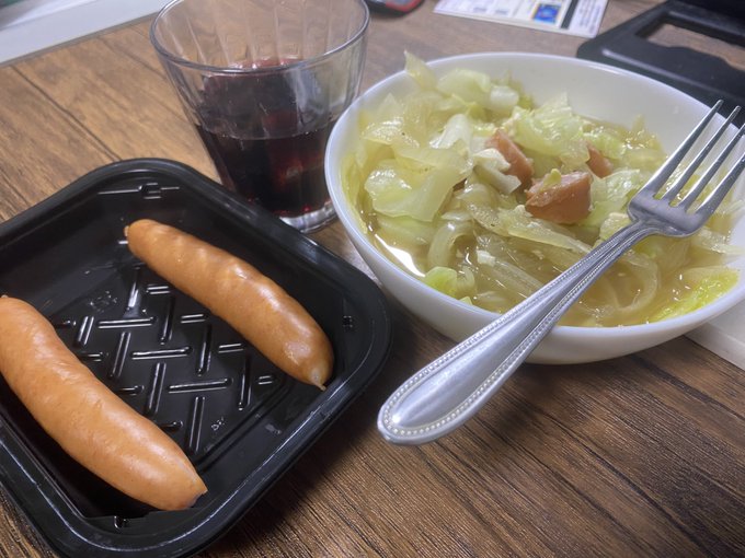 レンチン野菜のコンソメ
7の金ソー 