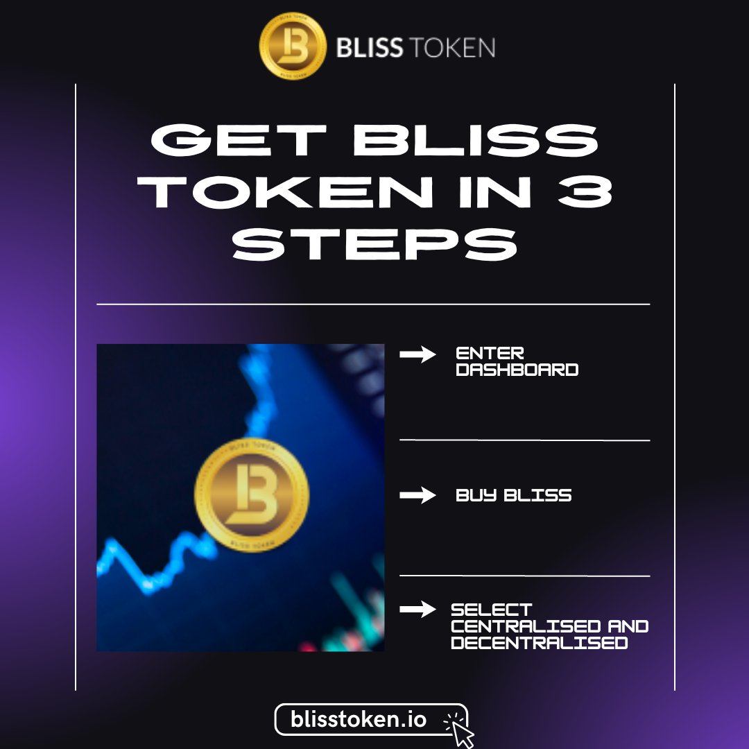 InfoTelcrypto's tweet image. Here's how to get a Bliss token in 3 easy steps.
For more information:
blisstoken.io
#blisstoken #metaverse #gdcc #gdccblockchain #globaldigitalcity #token #crypto #cryptocurrency