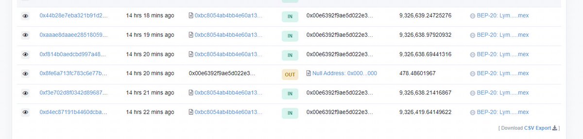 BeosinAlert's tweet photo. Lymex $LYM rugged with ~$300K. 
The whitelist address 0xbC8054Ab4Bb4E60a13eDE09854F7957FF16D9679 transferred 46,633,195 $LYM to the 0x00e6392f9ae5d022e30ff406830bb9b3bed6993e address. https://t.co/jK5F6lKtnd