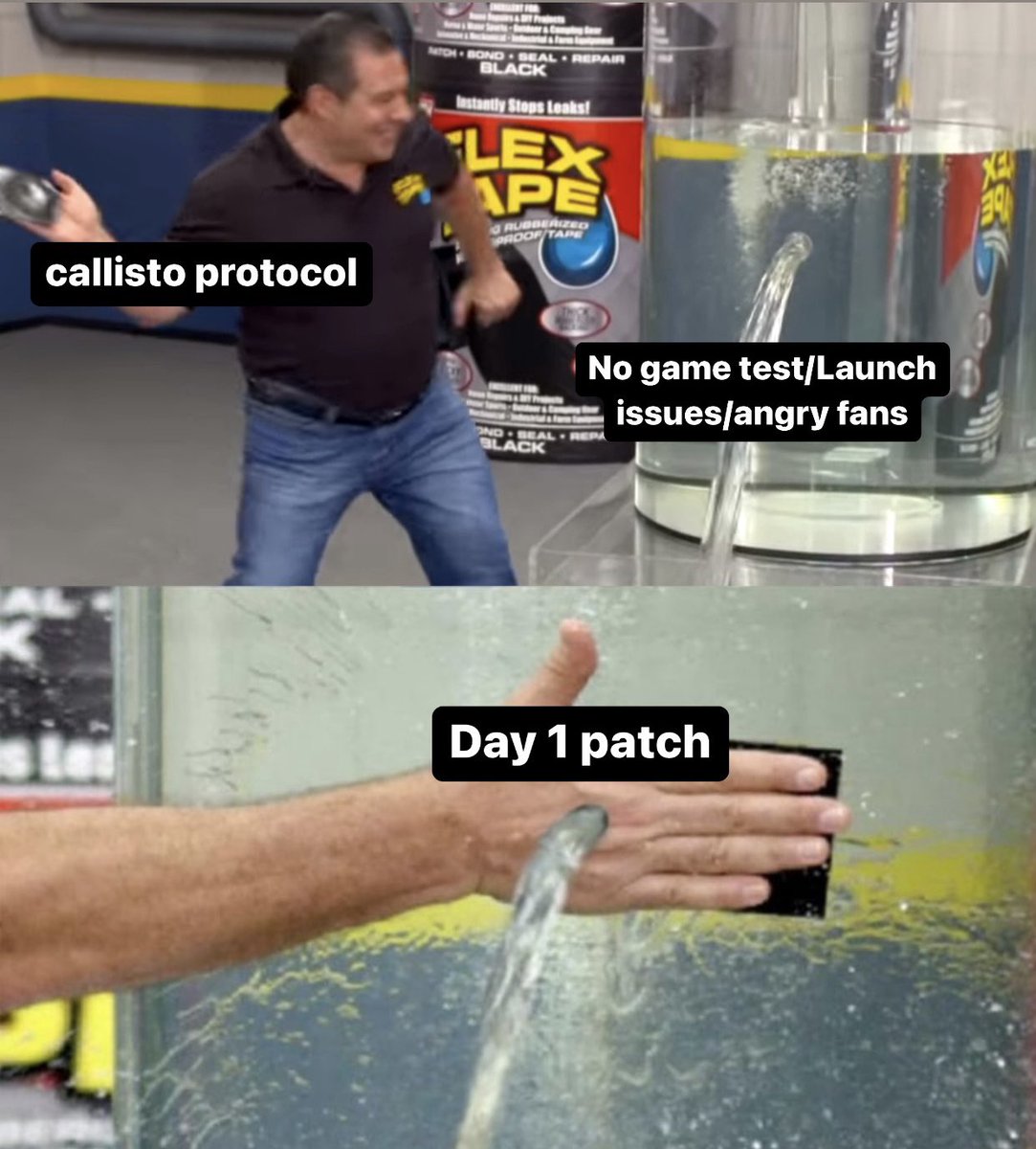 R3DFALKON's tweet photo. #callisto didn’t follow #protocol #gametest #gamefails #devfails #gamerlife #streamer #gamedev #creative #meme #gamepatch #patchthis #stuttering #gamebugs
#callistoprotocol #callistothegame https://t.co/PHKeLiAivD